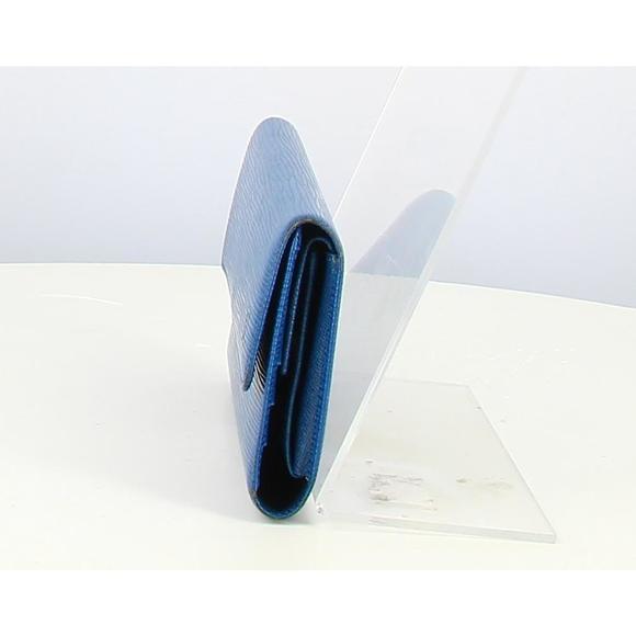 1997 Louis Vuitton Wallet Bleu Cuir Epi - Picture 2 of 4